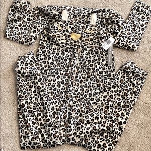 Peace Love & Dream Leopard Cat Onesie